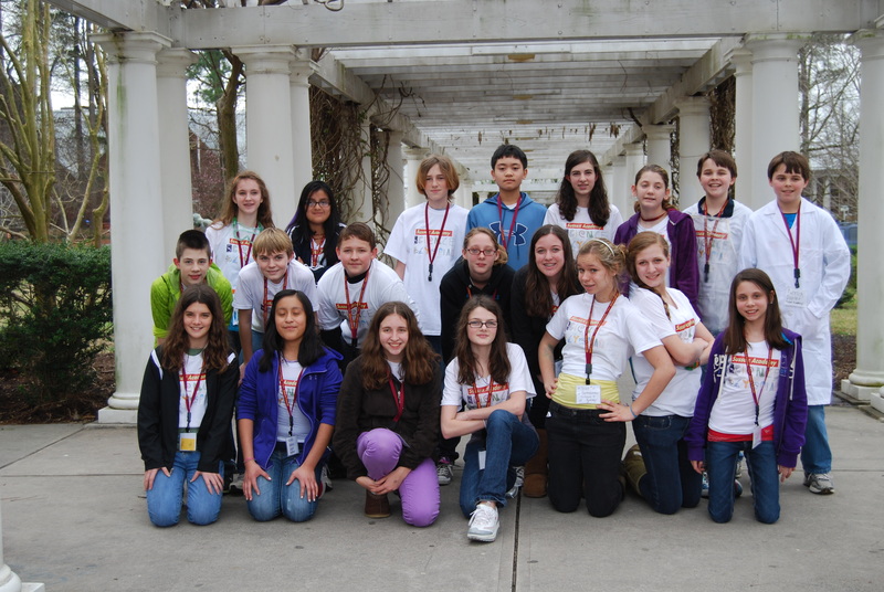 SAAS Science Olympiad team members include in back (l-r) Abigail Davis, Kaylee Velasquez, Max Napier-Kane, Elijah Boladas, Amanda Kucharzyk, Sarah Freid, Christopher and Patrick Dopler; in middle, Jimmy Kucharzyk, Colden Fees, Cohen Davis, Malia Stout and Katie Maher. In front are Lane Landis, Michelle Ramirez, Laura Schumacher, Kierstin Blatzheim, Chloe Bartholomew, Ari August and Emily Freid. Not pictured: Jaclynn Strack. SOURCE SUBMITTED